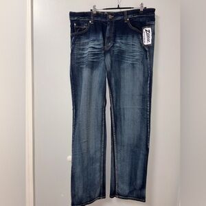 Zubaz designer NFL‎ apparel jeans distressed fashion 36 x 36 NWT